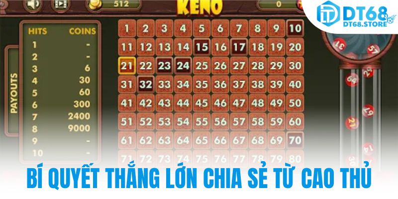 Bí quyết thắng lớn chia sẻ từ cao thủ