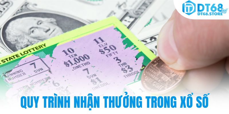 Quy trình nhận thưởng trong xổ số